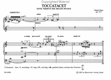 Toccatacet (1986)