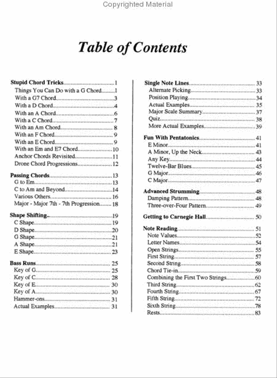Guitar From Scratch: The Sequel Guitar scores gallery preview page 2