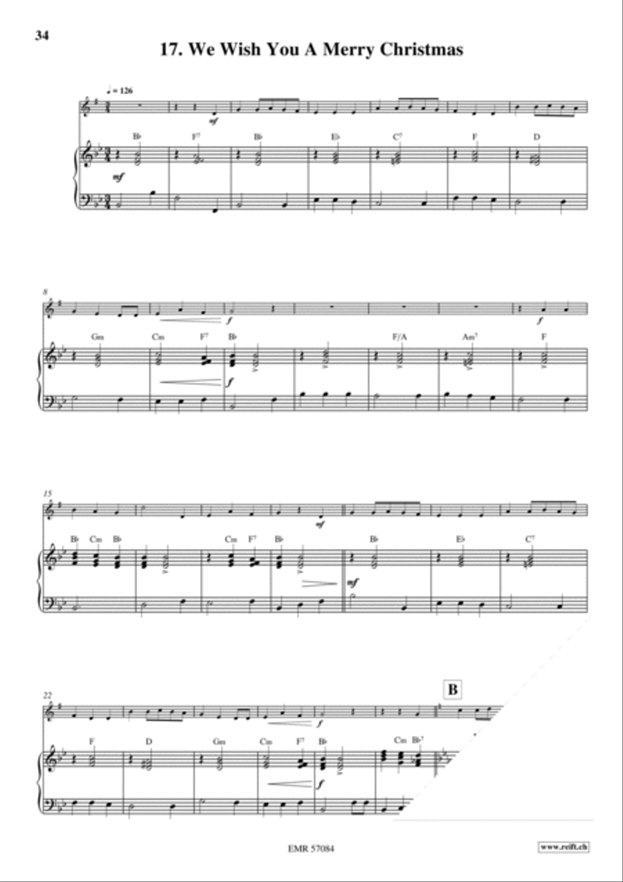 18 Christmas Songs 18 Christmas Songs Alto Saxophone scores gallery preview page 19