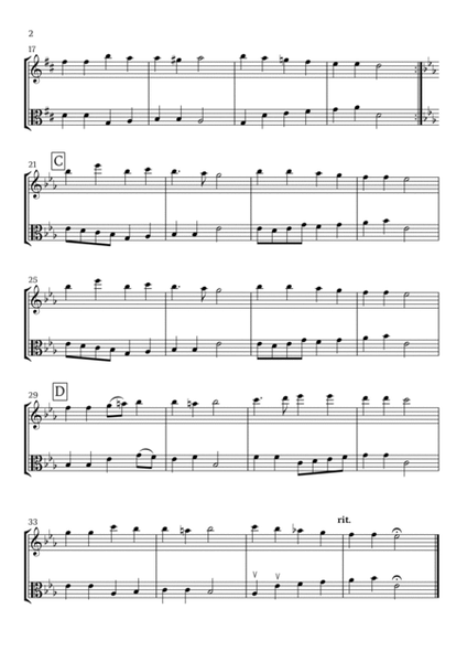 At the Lamb's High Feast We Sing (Flute and Viola) - Easter Hymn image number null