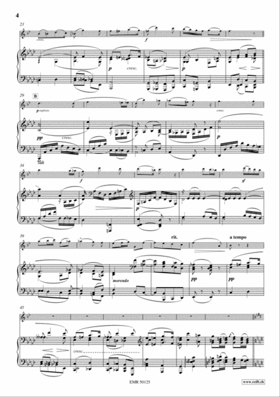Canzone Clarinet Solo scores gallery preview page 6