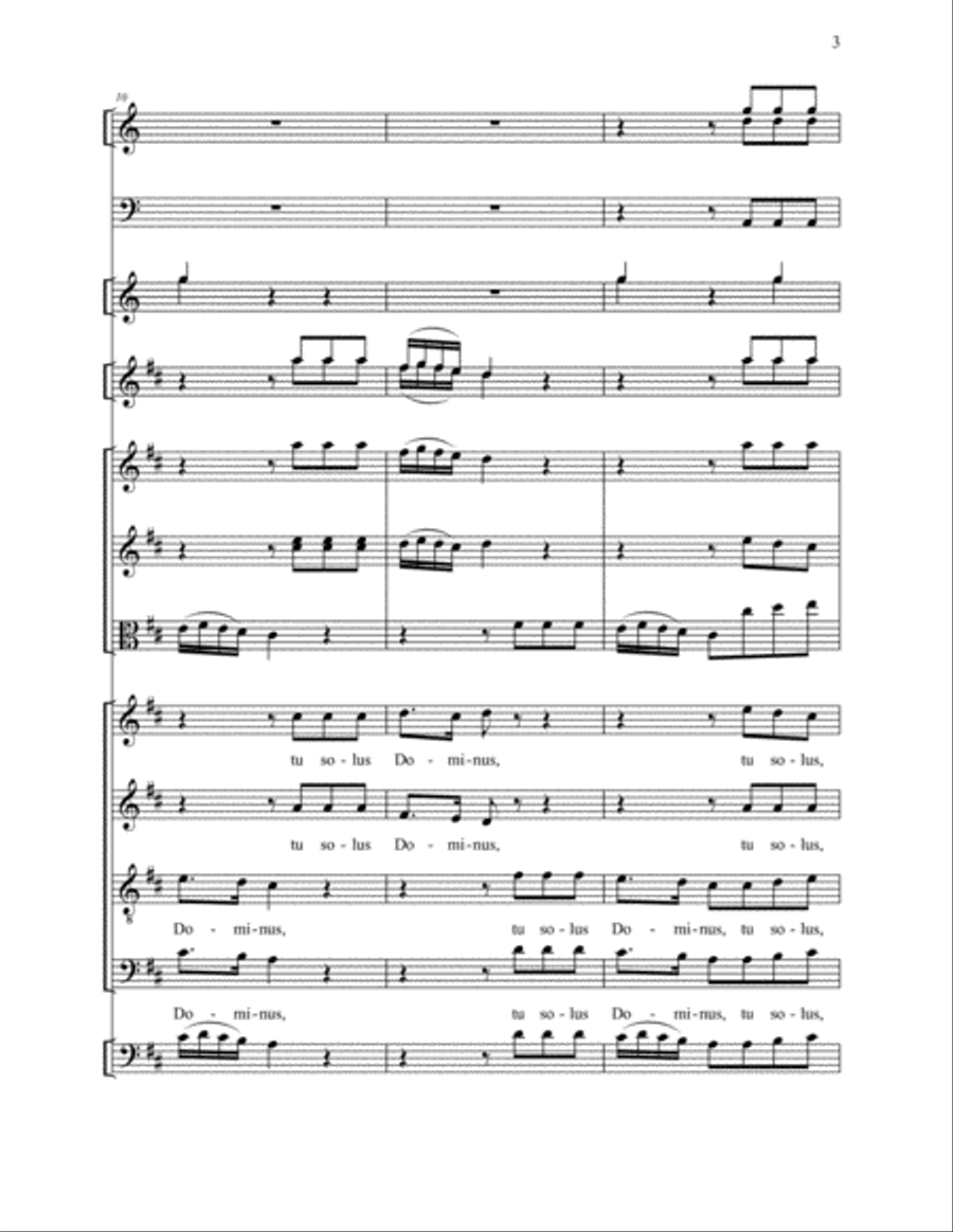 Quoniam Quoniam 4-Part scores gallery preview page 4