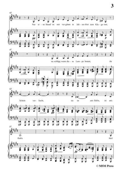 Schubert-Gesang der Norna,Op.85 No.2,in c sharp minor,for Voice&Piano image number null
