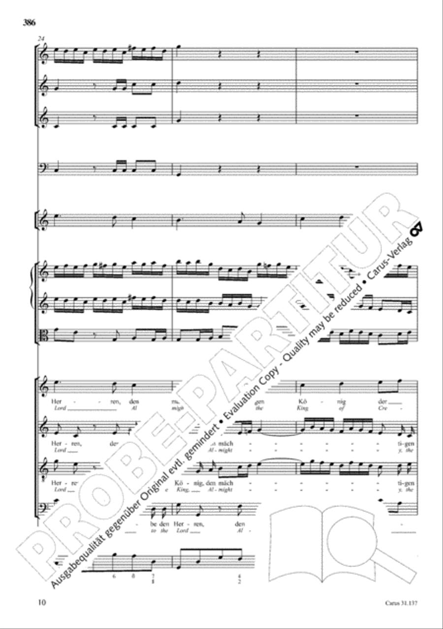 The Complete Sacred Vocal Works (Das geistliche Vokalwerk) Voice scores gallery preview page 387
