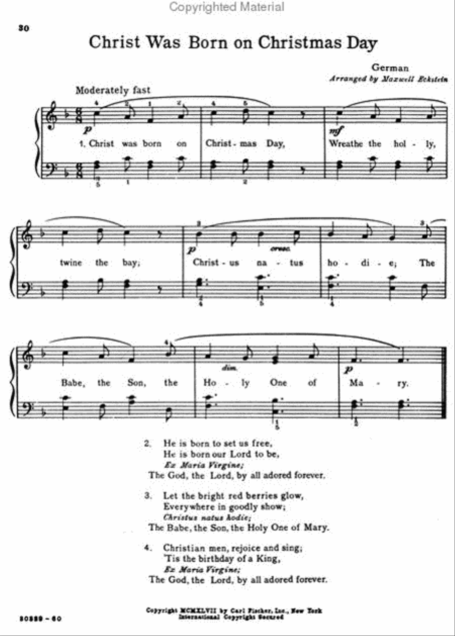 Let Us Have Music For Christmas Piano Duet scores gallery preview page 4