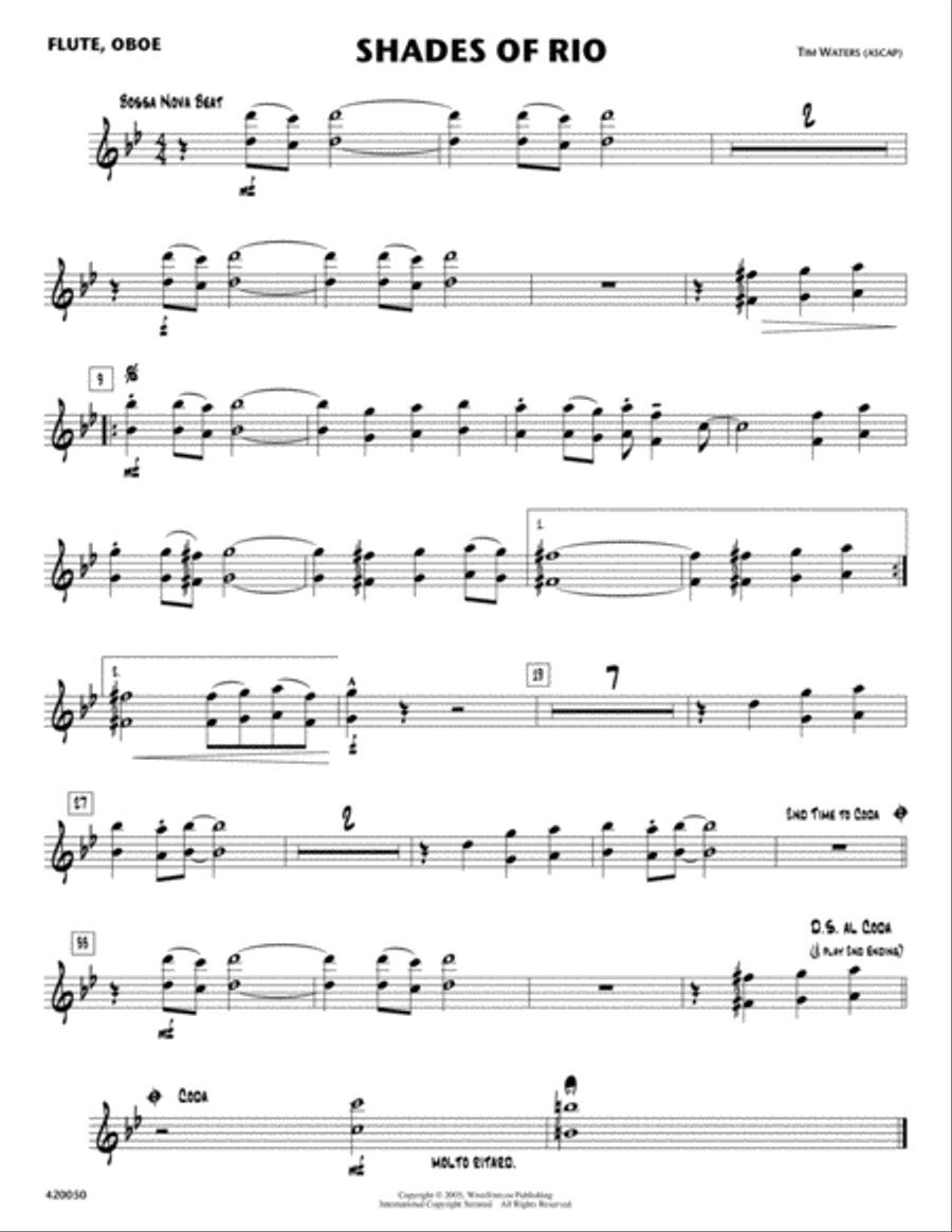 Shades of Rio Jazz Ensemble scores gallery preview page 6