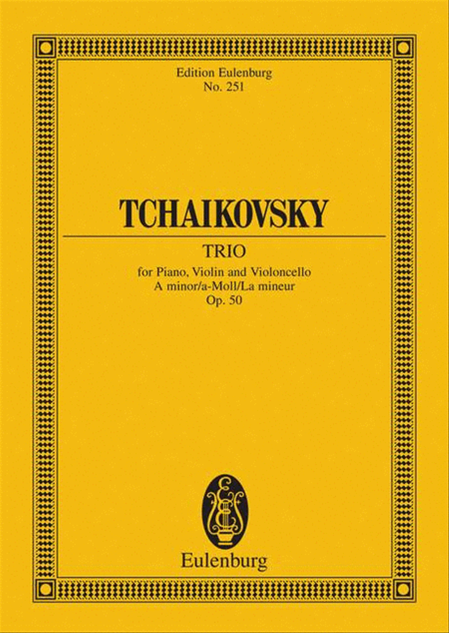 Piano Trio A minor Piano Trio A minor Piano Trio scores gallery preview page 1