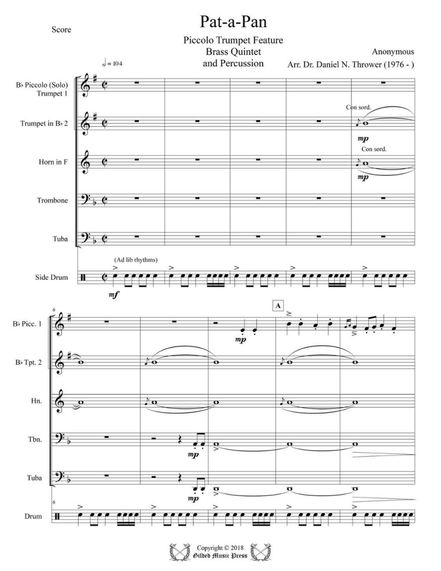 Pat-a-Pan Chamber Music scores gallery preview page 5