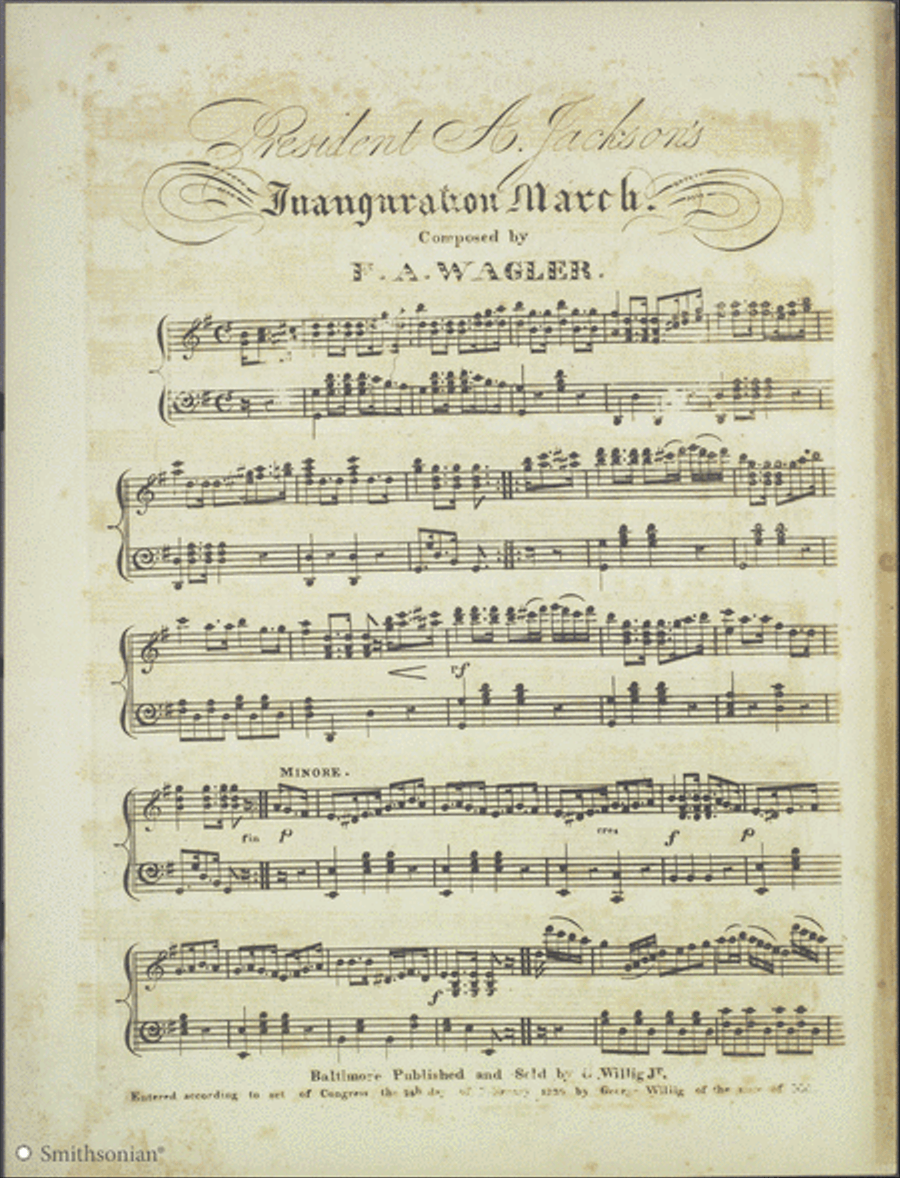 General Jackson's Favorite March : Battle of New Orleans + Jackson's Inauguration March Piano Solo scores gallery preview page 2