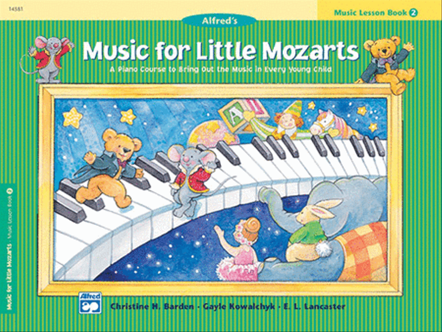 Music for Little Mozarts Music Lesson Book, Book 2 Piano Method scores gallery preview page 1