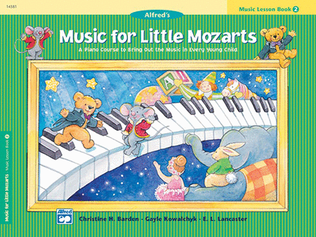 Book cover for Music for Little Mozarts Music Lesson Book, Book 2