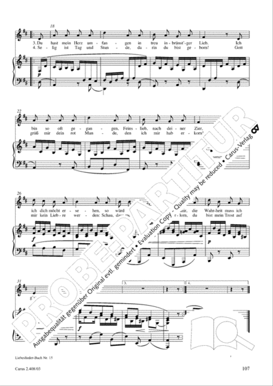 Love songs. Collection for voice & piano. 80 arrangements for weddings and celebrations Voice scores gallery preview page 81