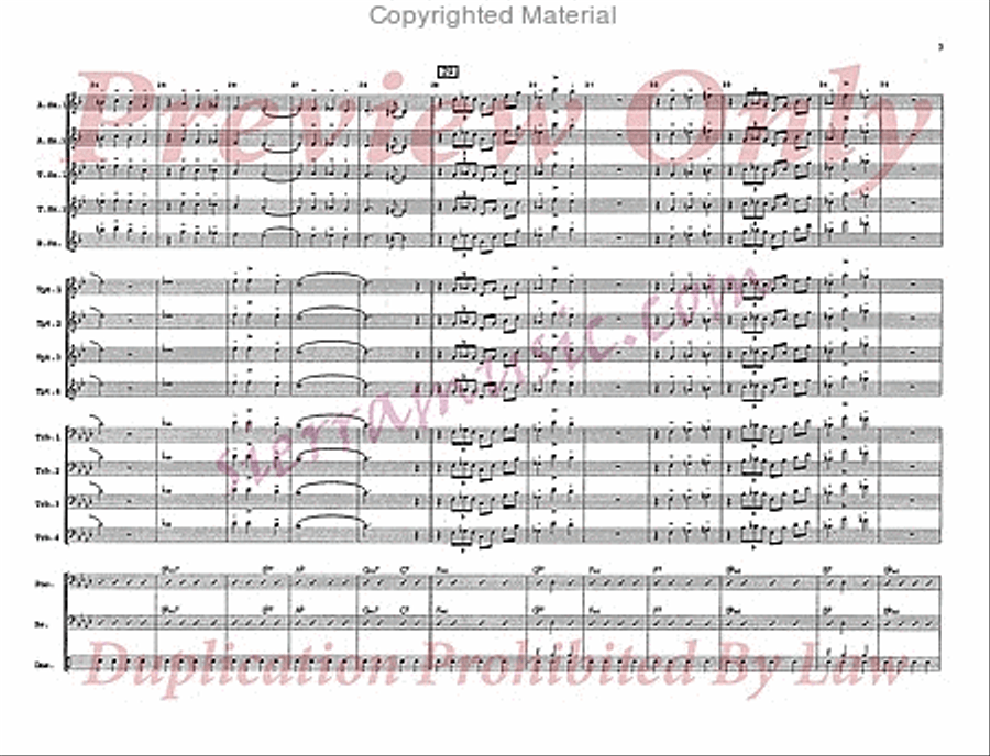 Airegin Airegin Big Band scores gallery preview page 4