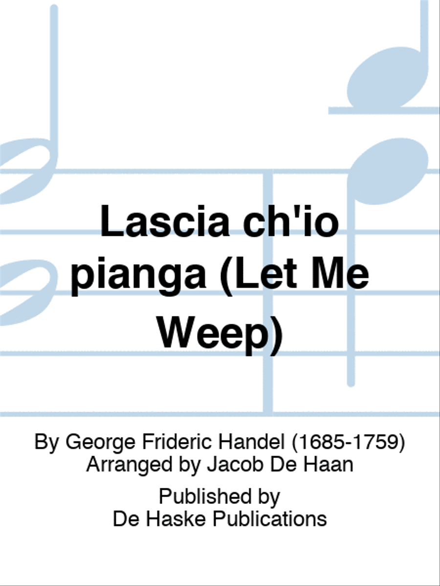 Lascia ch'io pianga (Let Me Weep) Concert Band scores gallery preview page 1