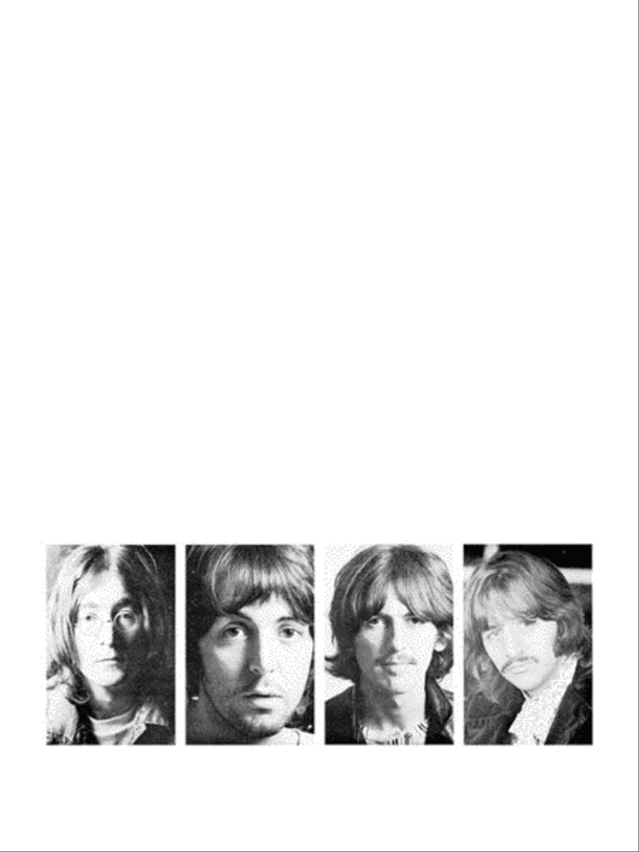 The Beatles – White Album Piano, Vocal, Guitar scores gallery preview page 4