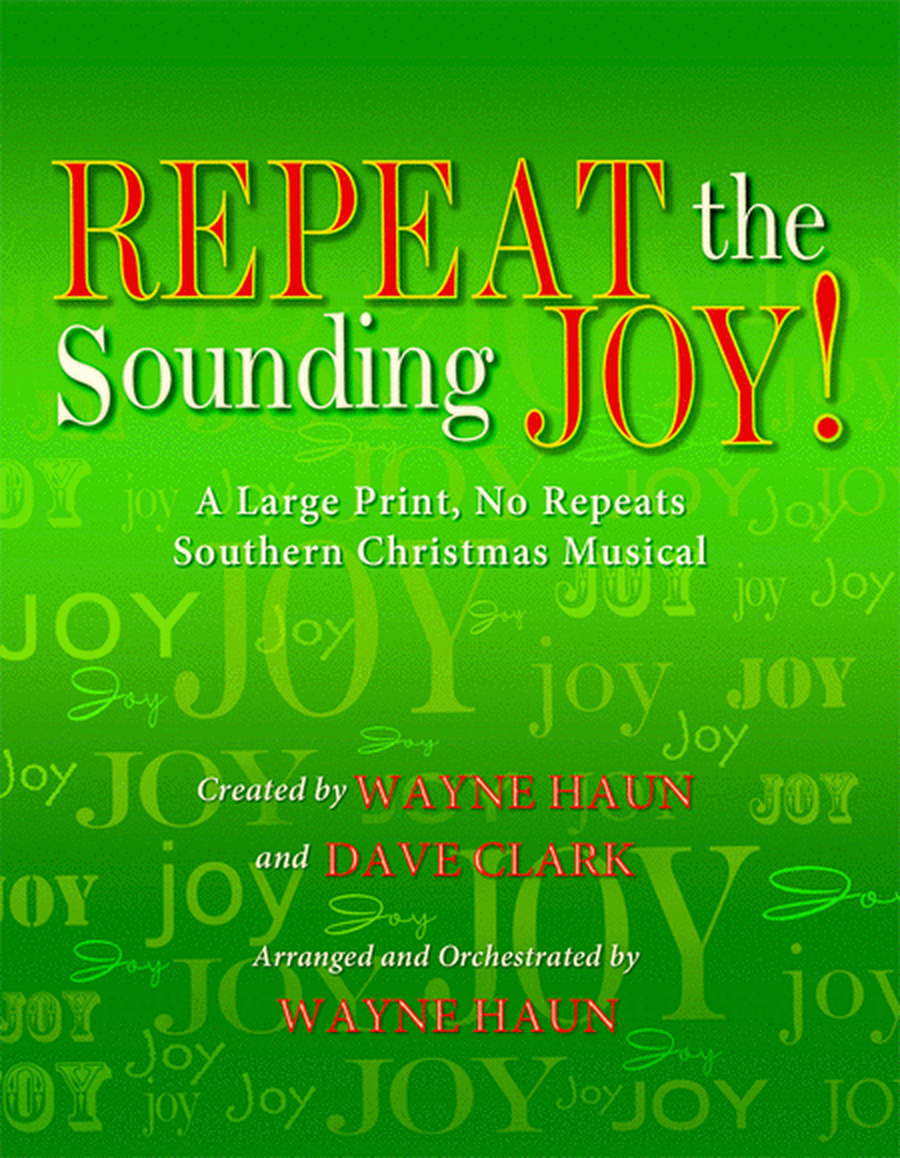 Repeat the Sounding Joy! - Book - Choral Book