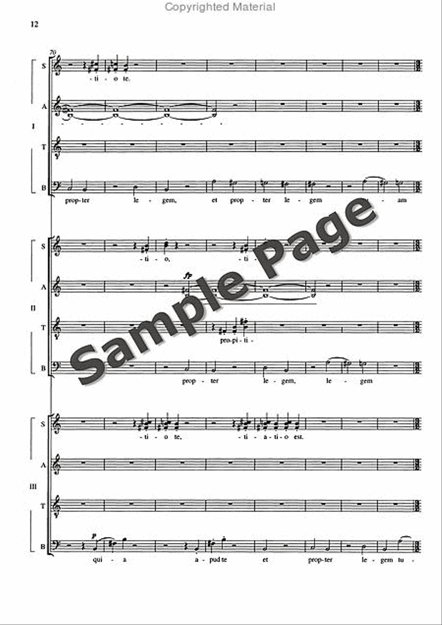 De Profundis De Profundis 4-Part scores gallery preview page 13