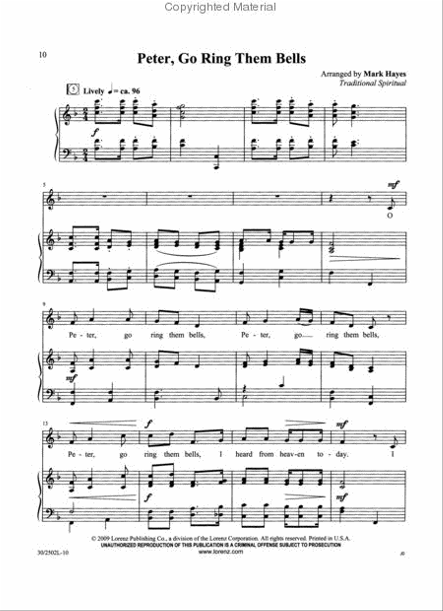 Swing Low, Sweet Chariot - Medium-high Voice High Voice scores gallery preview page 3