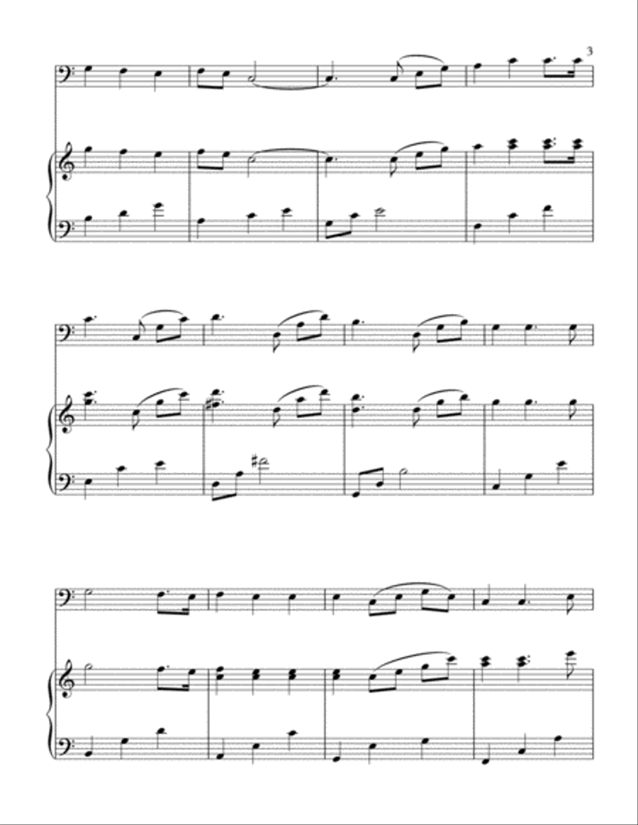 Piano Man Trombone Duet scores gallery preview page 4
