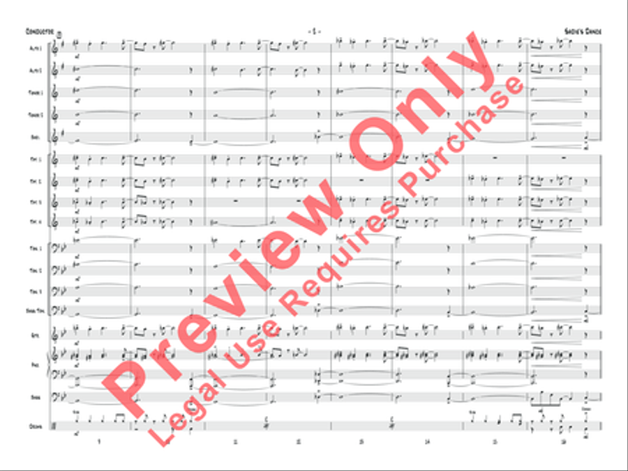 Sadie's Dance Sadie's Dance Jazz Ensemble scores gallery preview page 3
