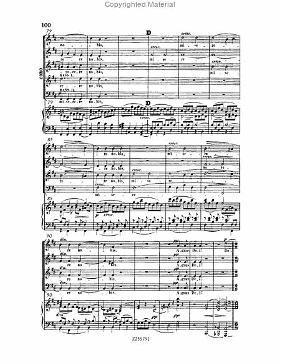 Missa Solemnis, Op.123 Choir scores gallery preview page 100