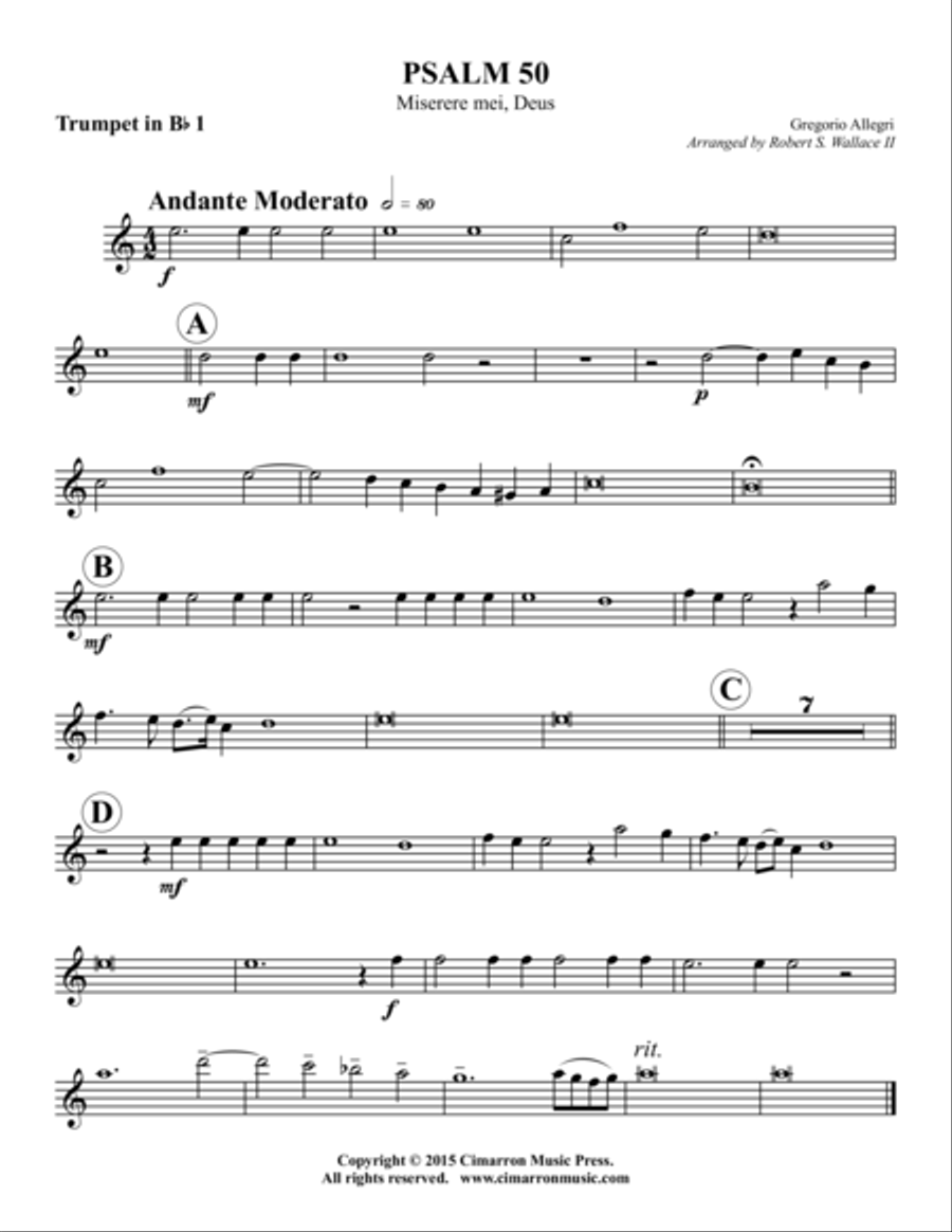 Psalm 60 Psalm 60 Brass Quintet scores gallery preview page 3