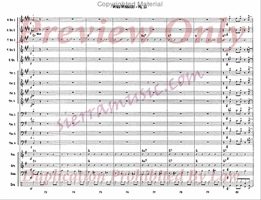 Miss Missouri Miss Missouri Big Band scores gallery preview page 11
