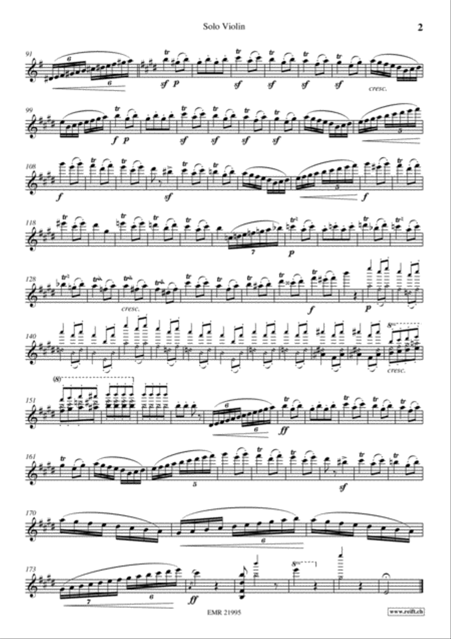 Hejre Kati Violin Solo scores gallery preview page 3