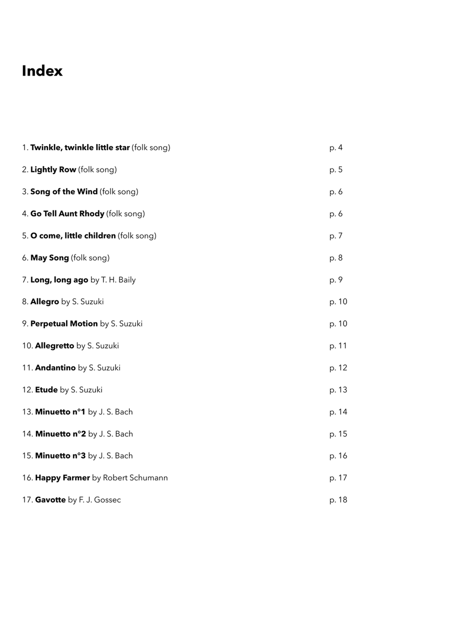 Suzuki Violin School - Volume 1 - Orchestral Cello Companion String Trio scores gallery preview page 3
