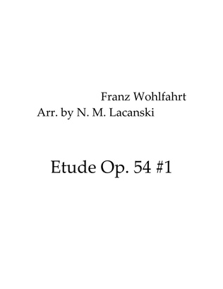 Etude Op. 54 #1