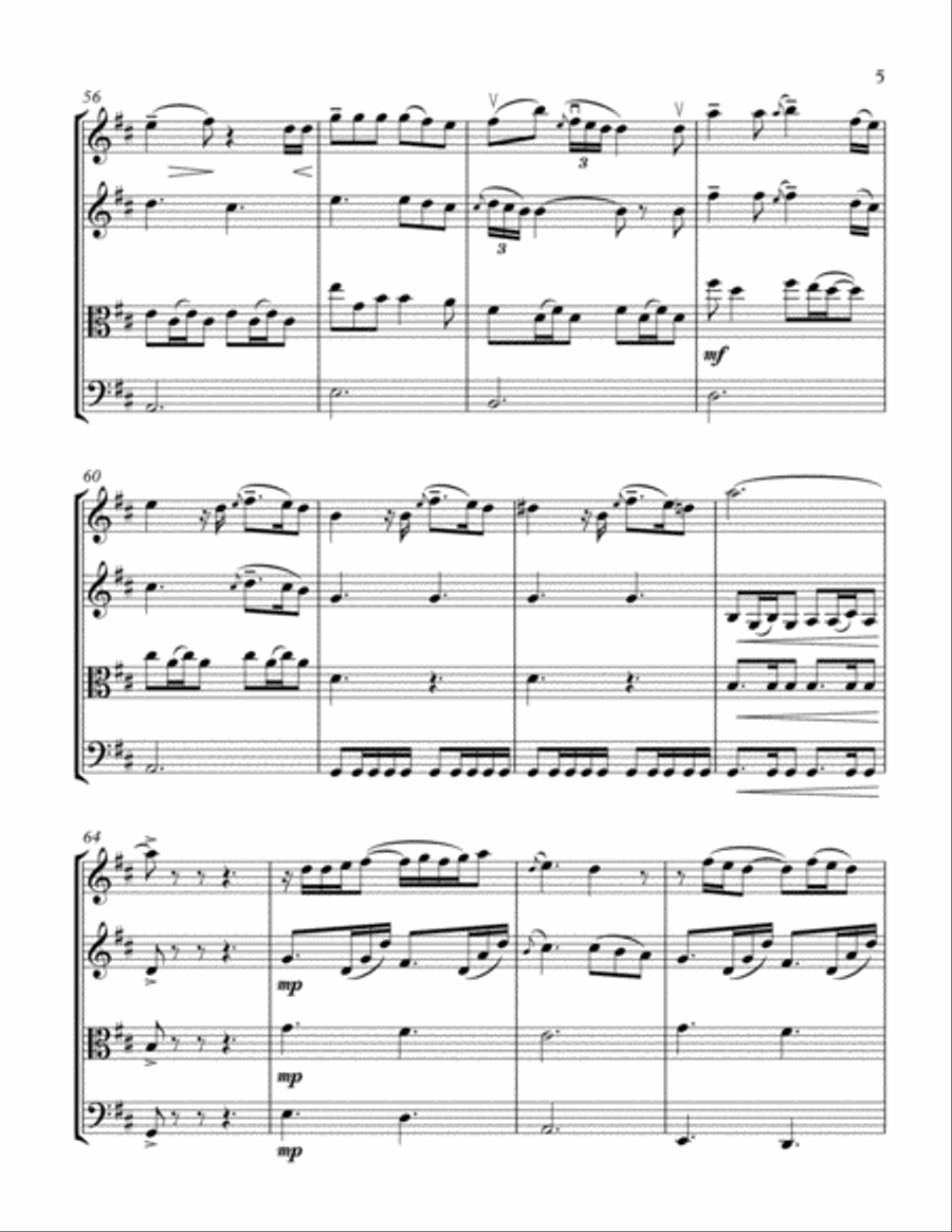 Remedy String Quartet scores gallery preview page 5