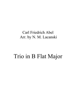 Book cover for Trio in B Flat Major Movement 1