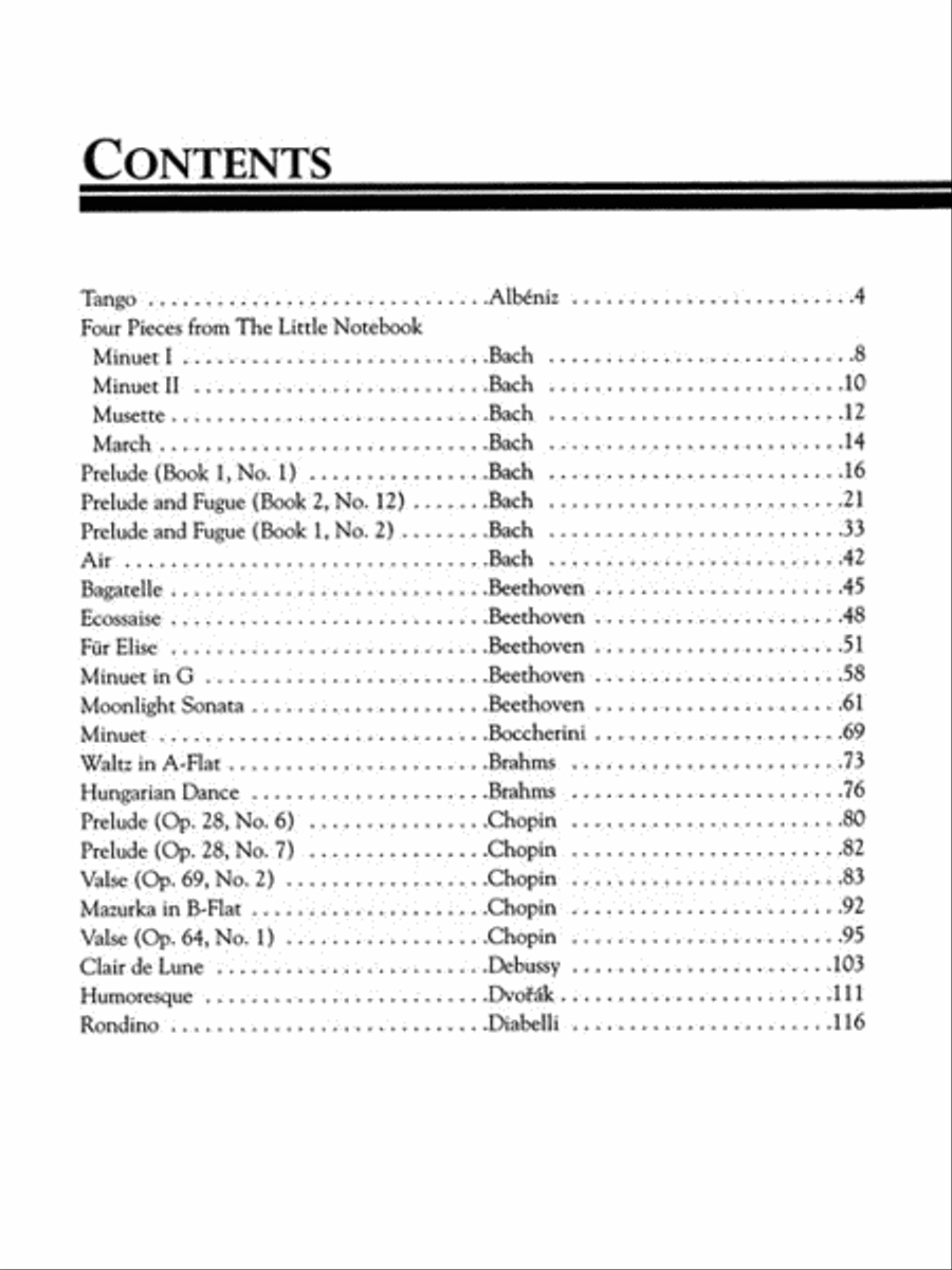 The Library of Piano Classics - Large Print Edition Piano Solo scores gallery preview page 2