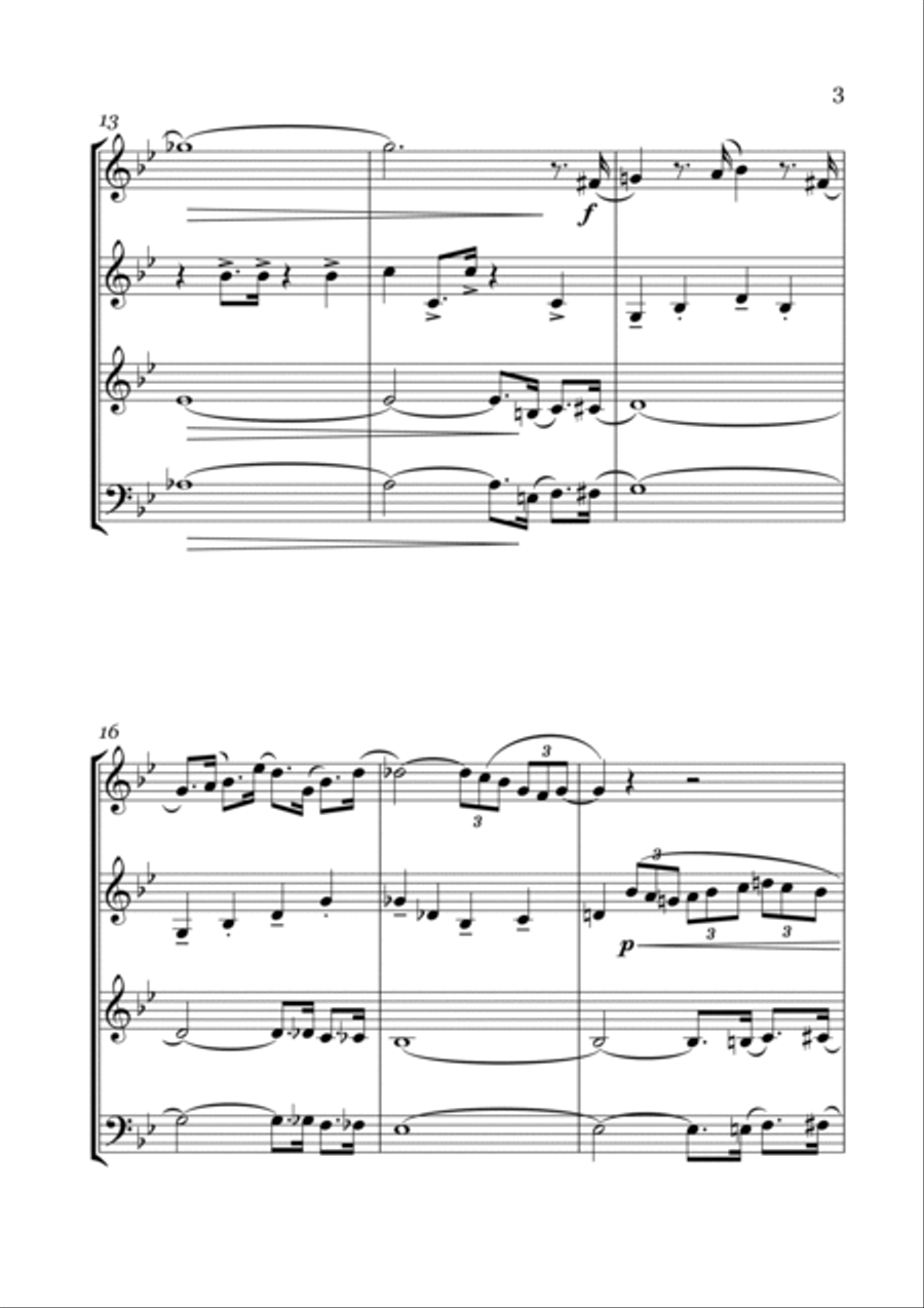 The Pink Panther Horn Solo scores gallery preview page 5