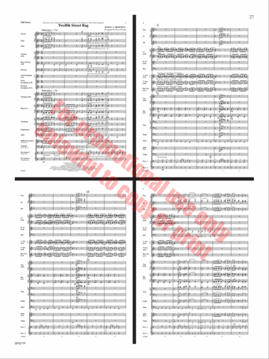 Atlas Rising Concert Band scores gallery preview page 28