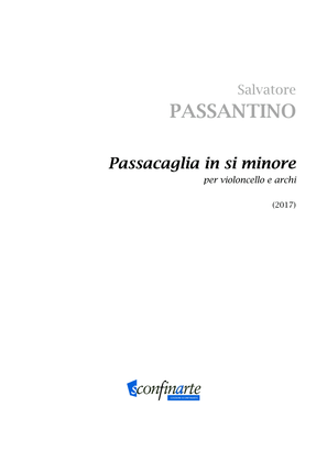 Salvatore Passantino: PASSACAGLIA IN SI MINORE (ES-21-039) - Score Only