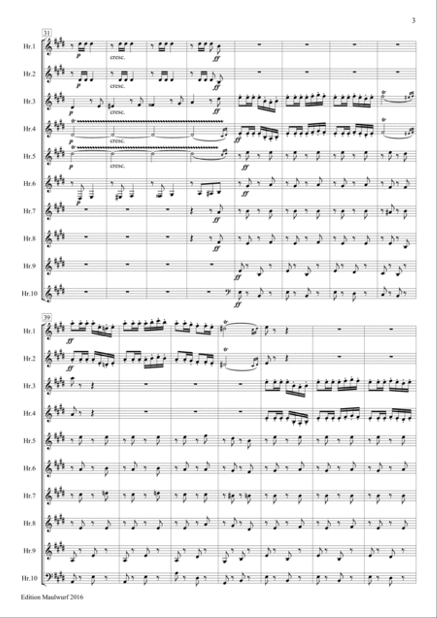 Carmen For Horn Ensemble Carmen For Horn Ensemble Horn scores gallery preview page 5
