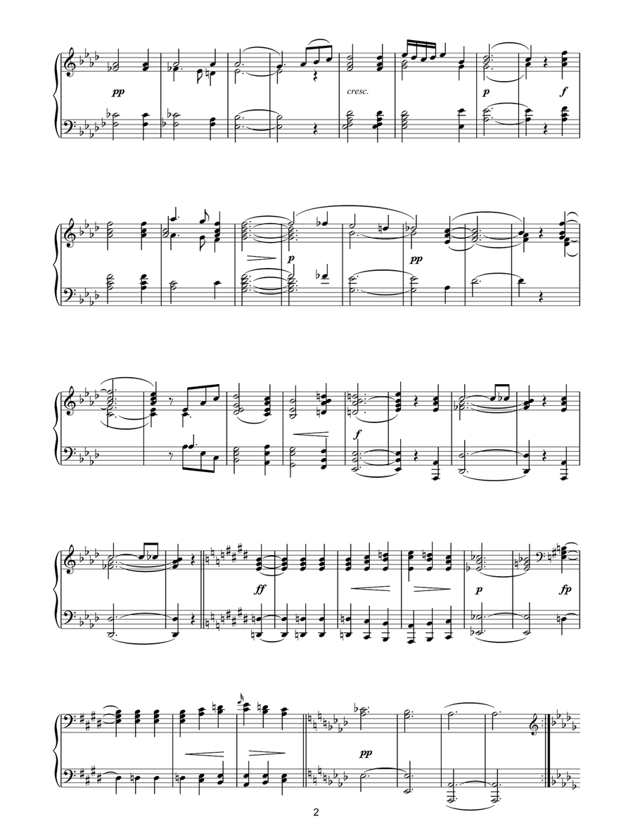 Moments Musicaux, No.6, Op.94 Piano Solo scores gallery preview page 2