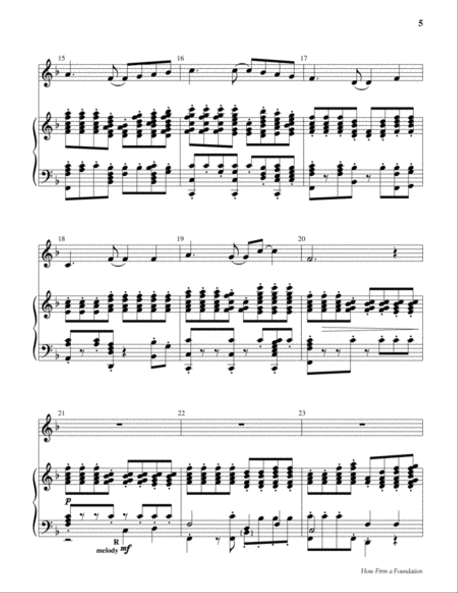 How Firm a Foundation 5-Octaves scores gallery preview page 4
