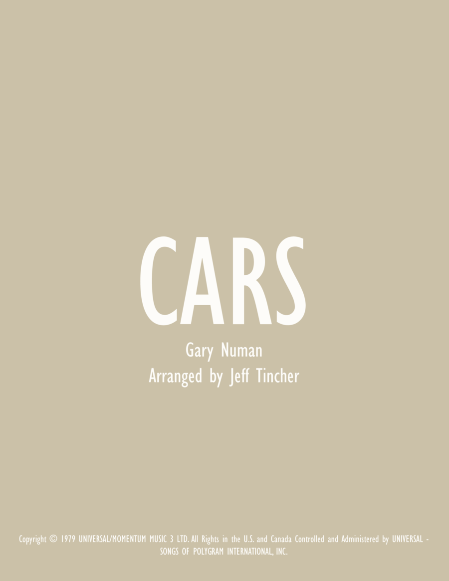 Cars Cars Voice scores gallery preview page 1
