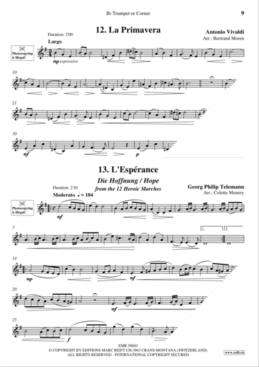 20 Slow Melodies Volume 1 Cornet scores gallery preview page 11