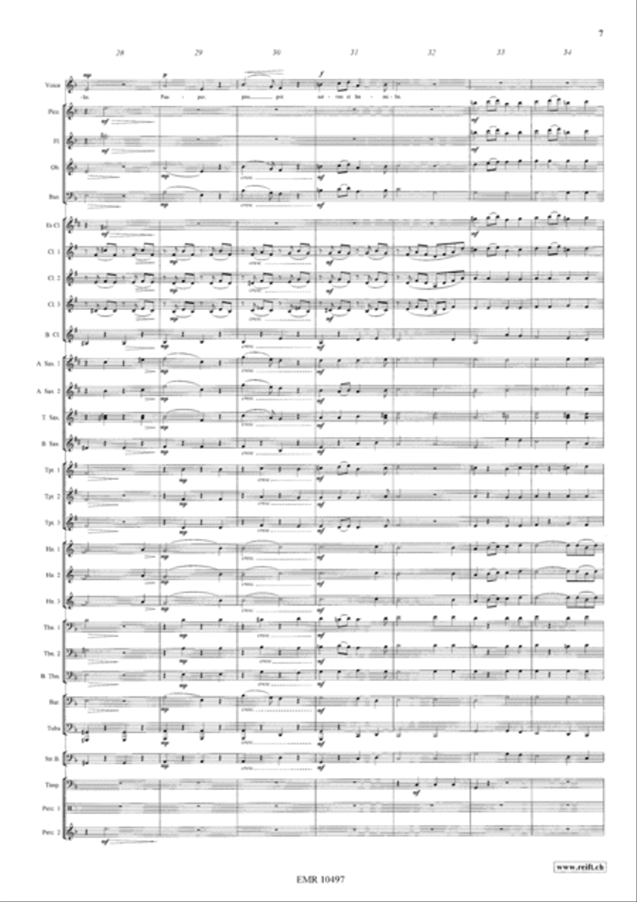 Panis Angelicus Panis Angelicus Concert Band scores gallery preview page 7