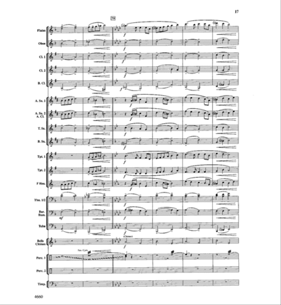 Tribute and Triumph Concert Band scores gallery preview page 16