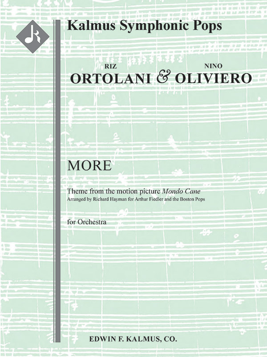 More - Theme from Mondo Cane (Boston Pops version) Full Orchestra scores gallery preview page 1