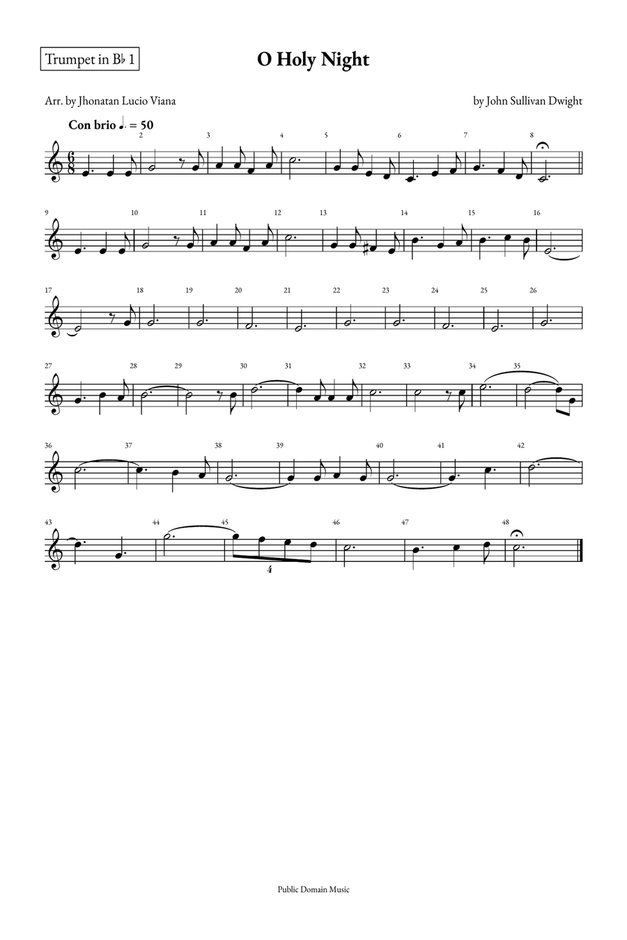 O Holy Night Small Ensemble scores gallery preview page 5