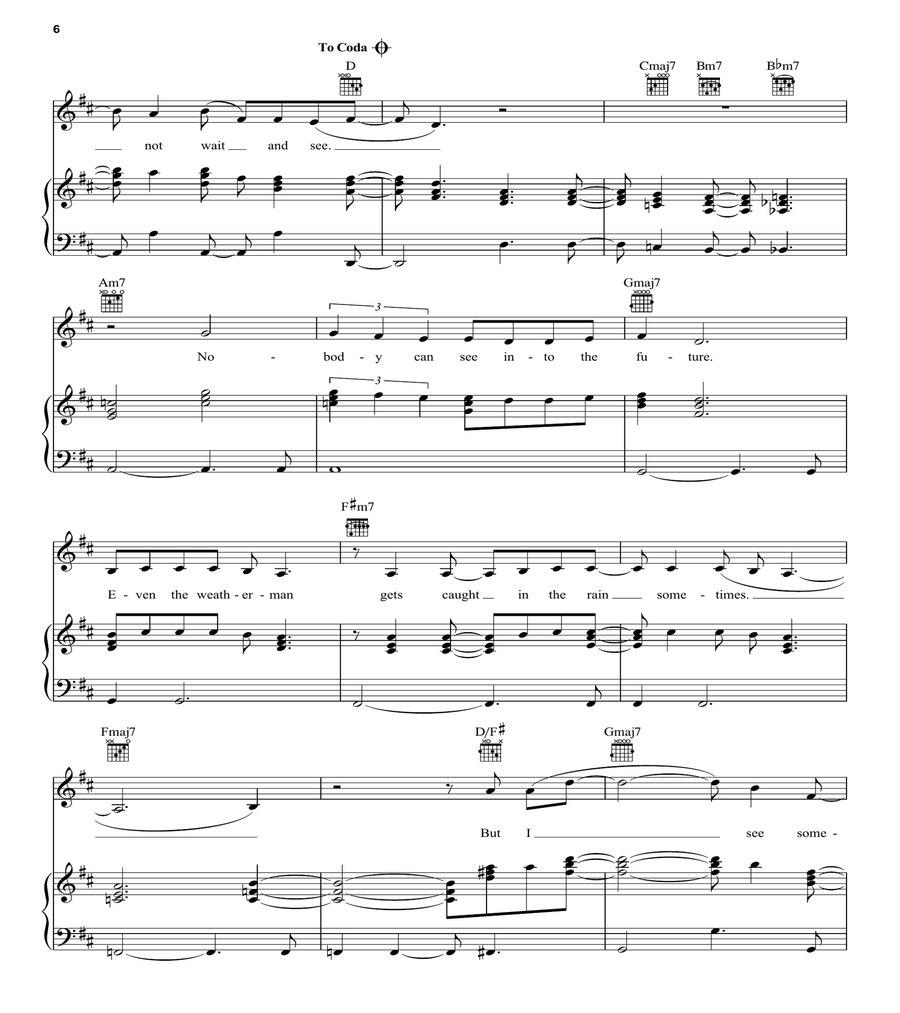 Hypotheticals Piano, Vocal, Guitar scores gallery preview page 6