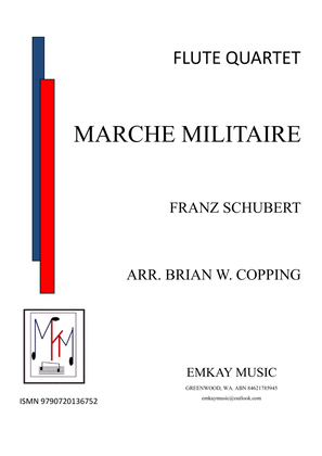 Book cover for MARCHE MILITAIRE - FLUTE QUARTET