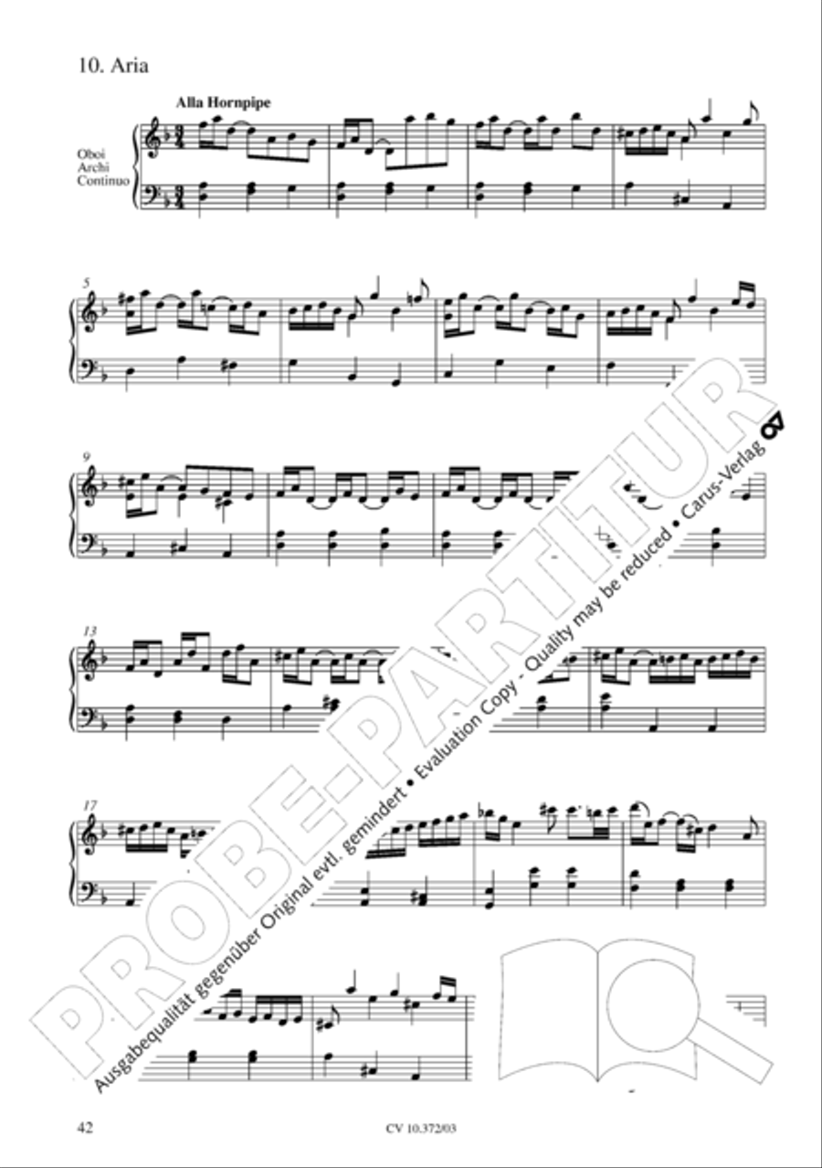 Ode for St. Cecilias Day 4-Part scores gallery preview page 43