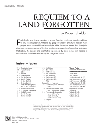 Requiem to a Land Forgotten: Score