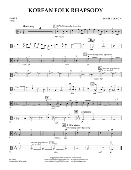 Korean Folk Rhapsody - Pt.3 - Viola